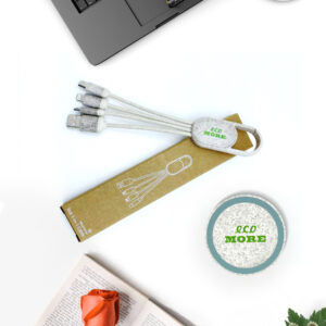 Eco More Natural Wheat 4-in-1 Charging Cable